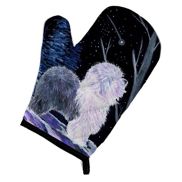 Carolines Treasures Starry Night Old English Sheepdog Oven Mitt SS8401OVMT